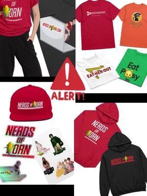 🚨🚨🚨 the BRAND NEW launch of our merch store is here!!! We're so honored and happy to announce we have partnered with @FourthwallHQ and have an all new redesigned, revamped merch store.   Featuring all your fav logo tees, p*rn parody inspired gear, hoodies, stickers, hats. Get 15% off at checkout with code: LAUNCH2025 Link in bio