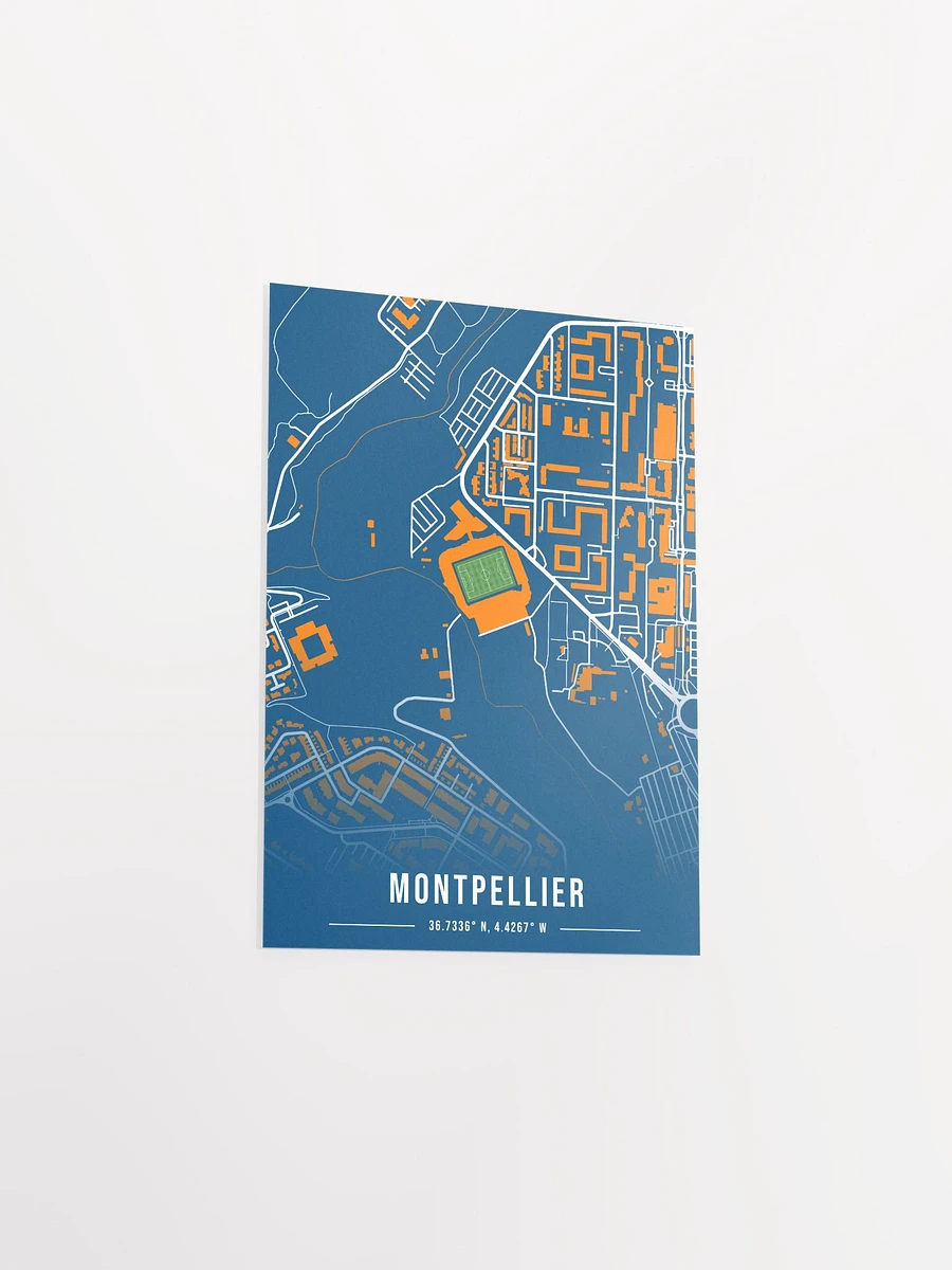 Stade de la Mosson Map Design Poster product image (11)