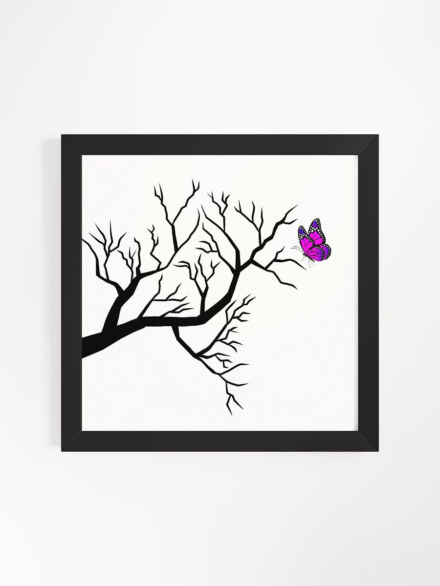 Vibrant Butterfly on Dead Tree Printable Wall Art product image (4)