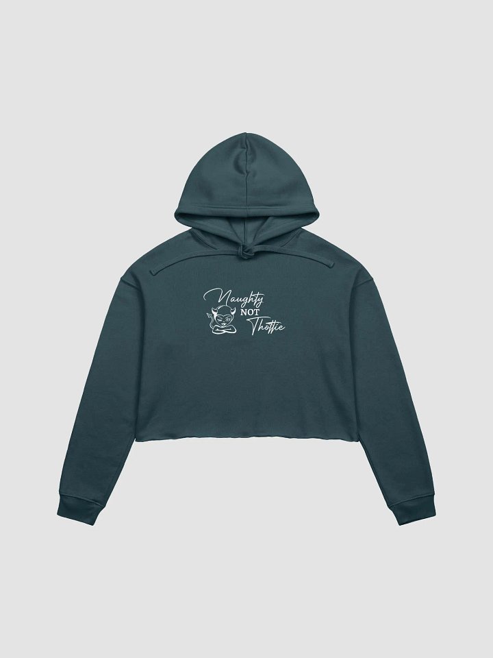 Naughty Not Thottie crop Hoodie product image (7)