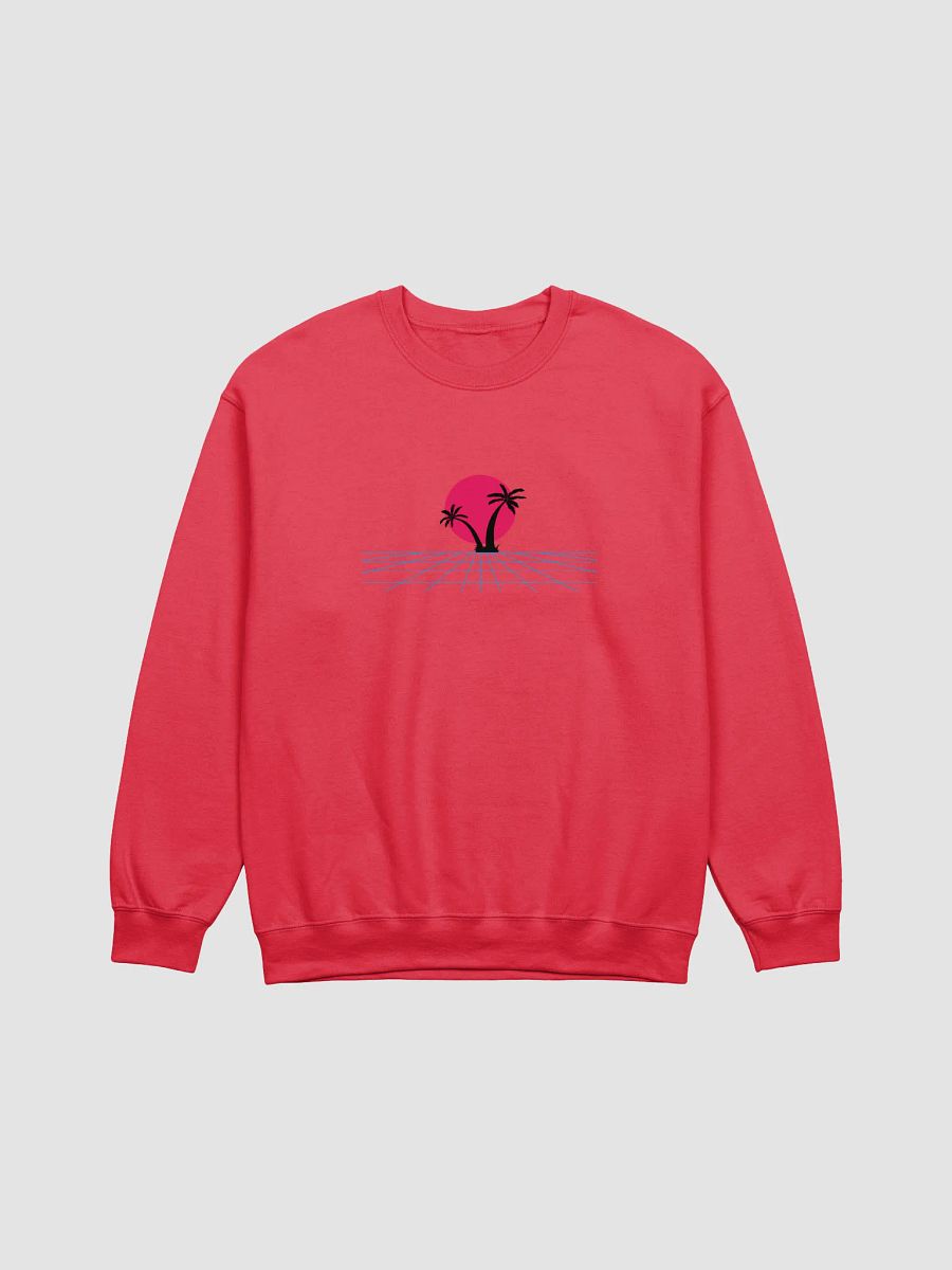 Retro Synthwave Palm Tree Sweatshirt product image (1)