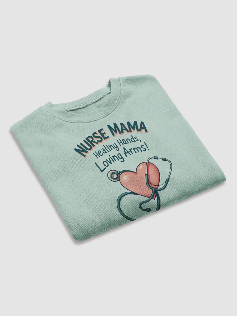 Nurse Mama Healing Hands Crop Sweatshirt product image (19)