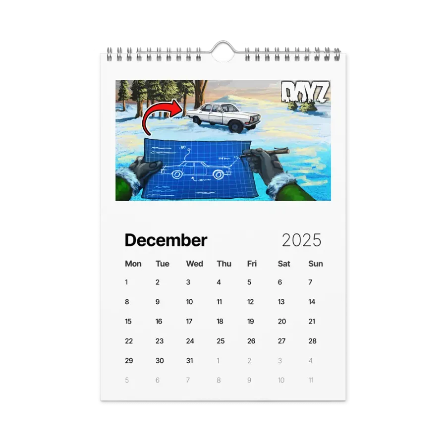 Dayz thumbnail calendar 2025 product image (4)