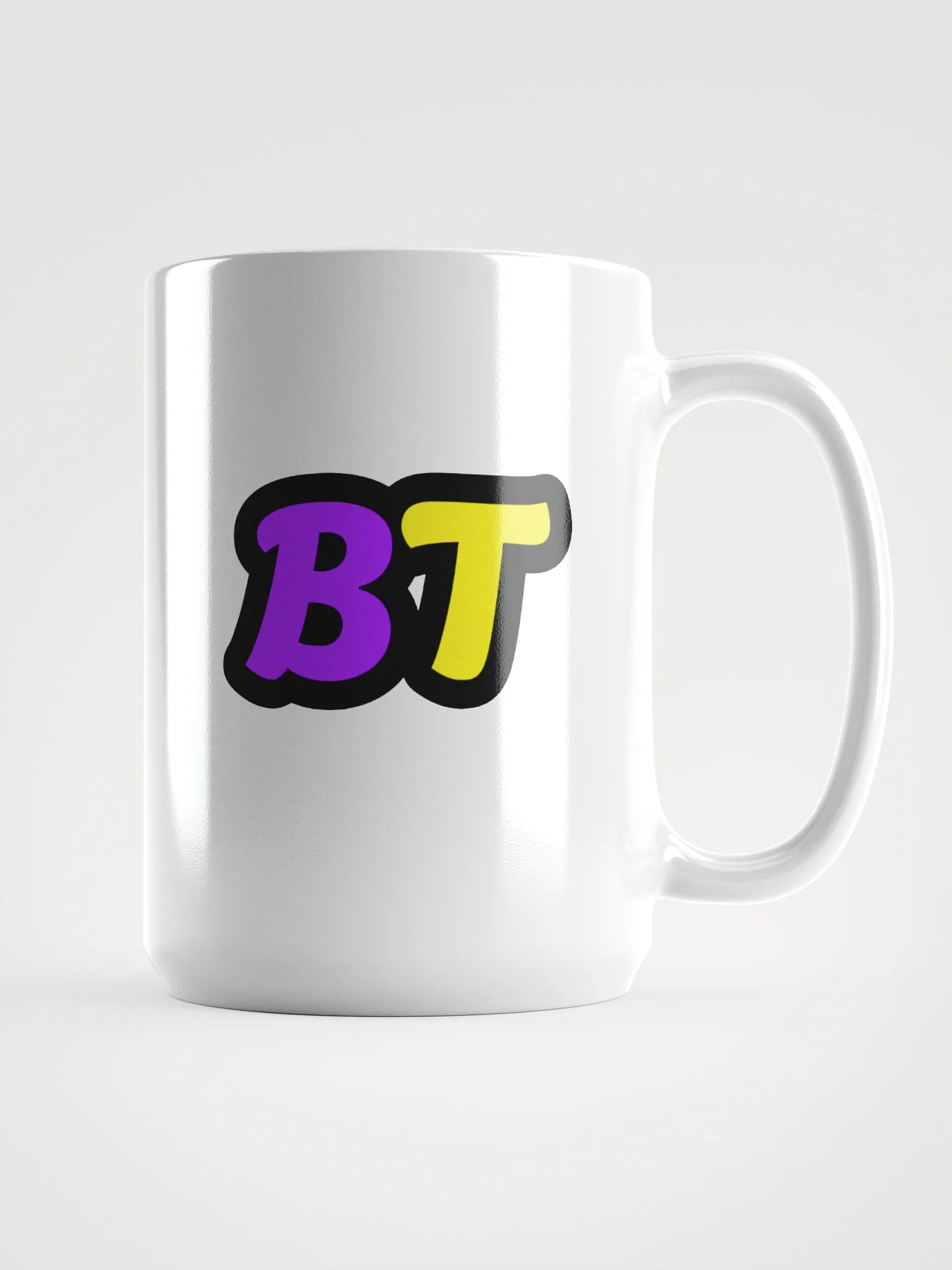 BT Logo White Glossy Mug product image (1)