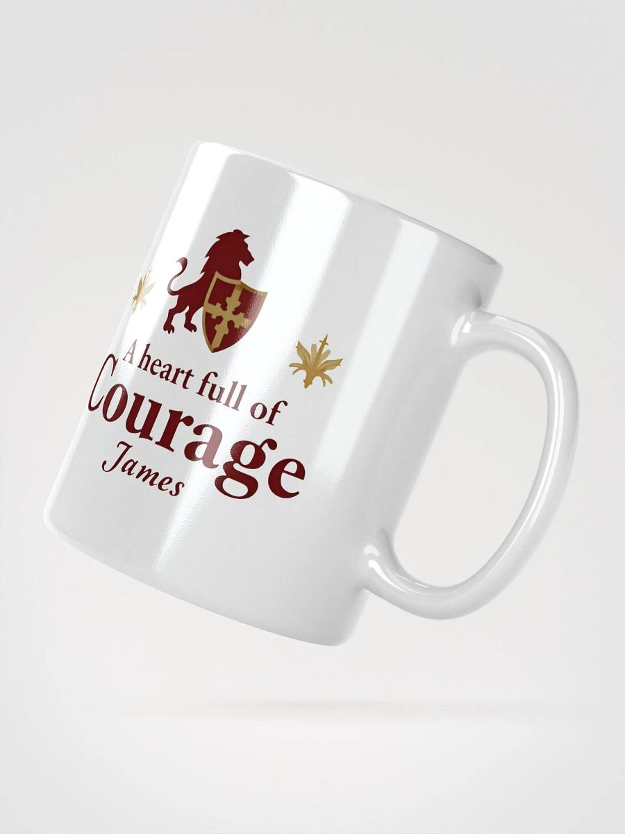 James: A Heart Full of Courage – The Perfect Mug for Bold Dreamers product image (2)