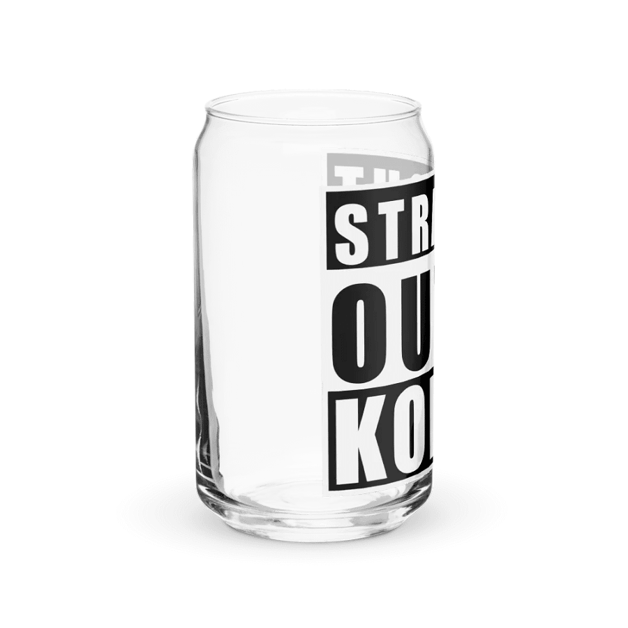 Straight Outta Kodiak Can-shaped Glass product image (8)