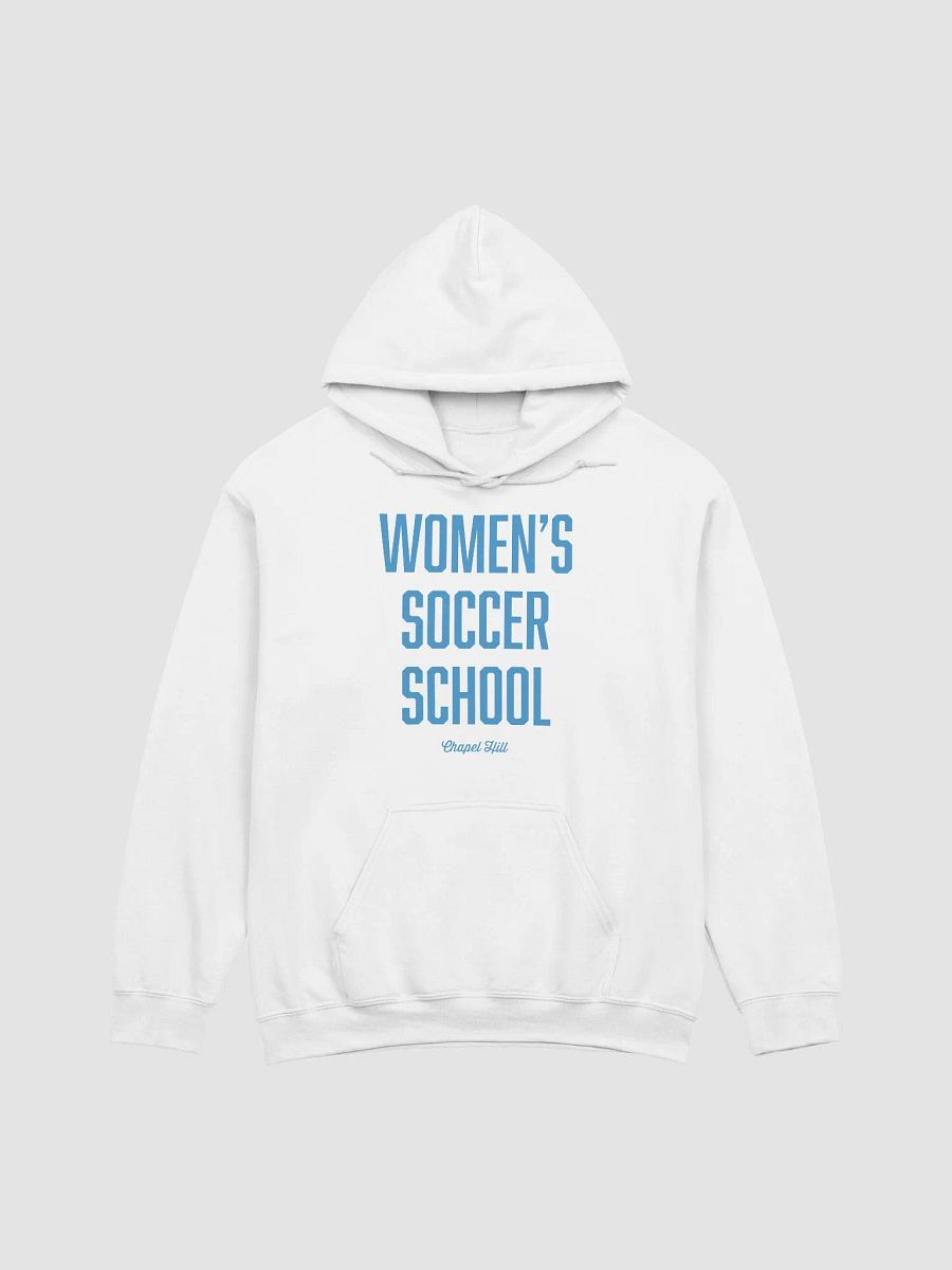 Women's Soccer School Hoodie (Blue Text) product image (13)