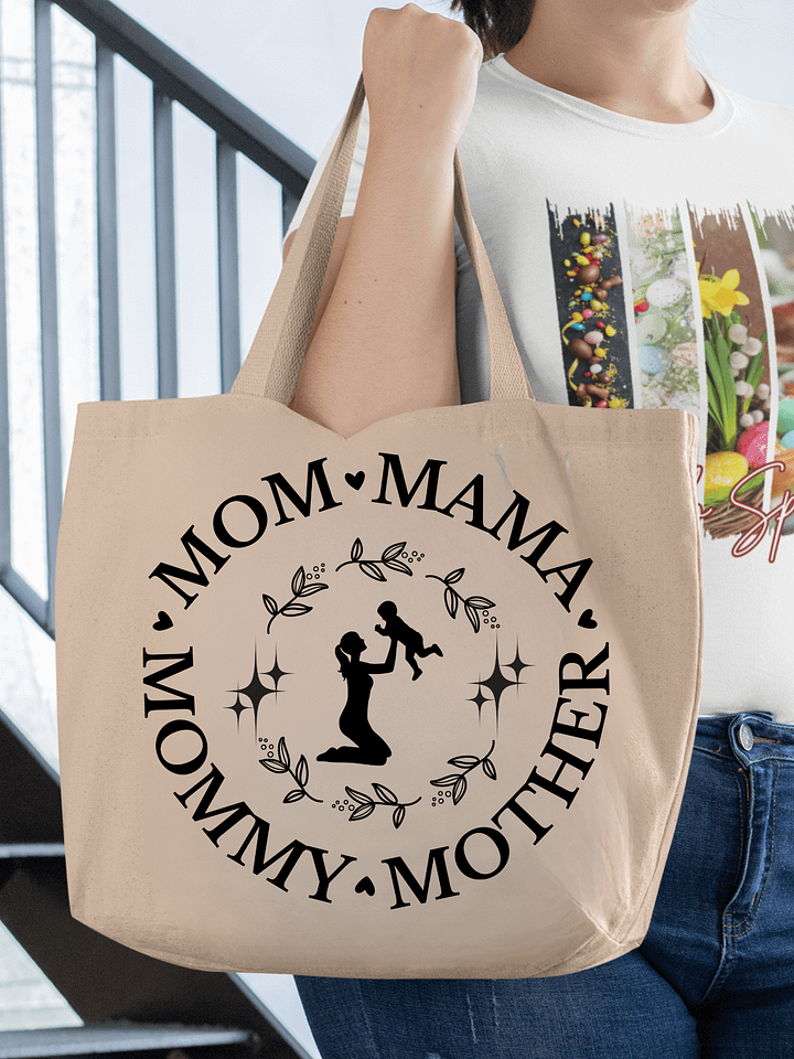 Mom, Mama, 1st Mothers Day Eco Tote Bag product image (1)