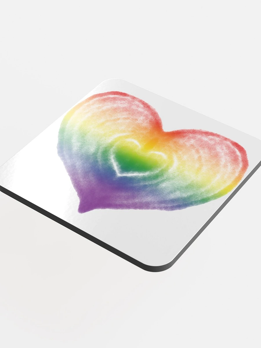 Rainbow Heart Coaster product image (4)