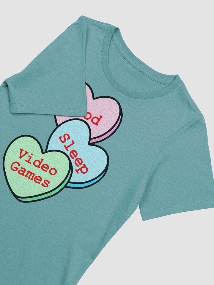 Gamer Candy Hearts Relaxed fit Tee - Feminine Fit product image (1)