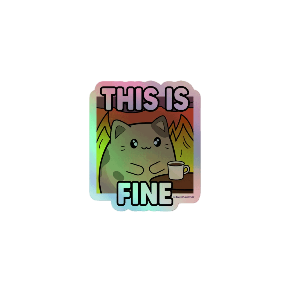 This is Fine Holographic Sticker product image (1)