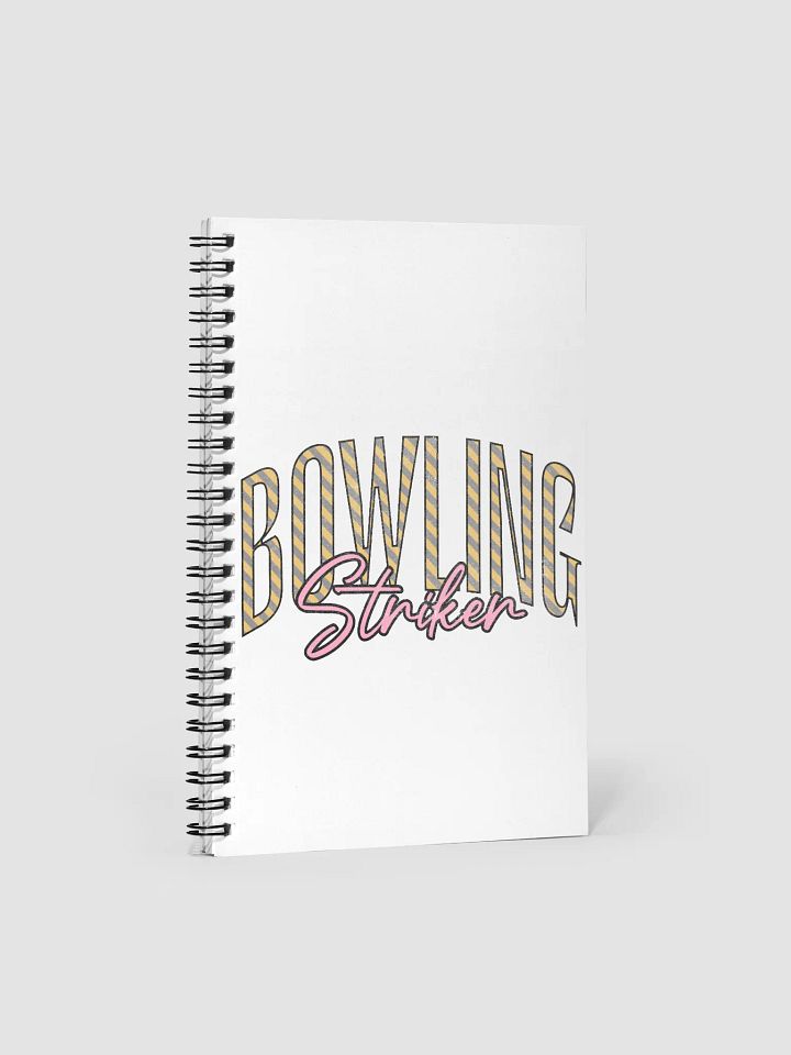 Bowling Striker Spiral Notebook product image (1)