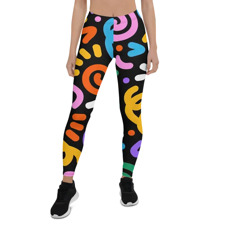 Whimsical Spirals All-Over Leggings product image (1)