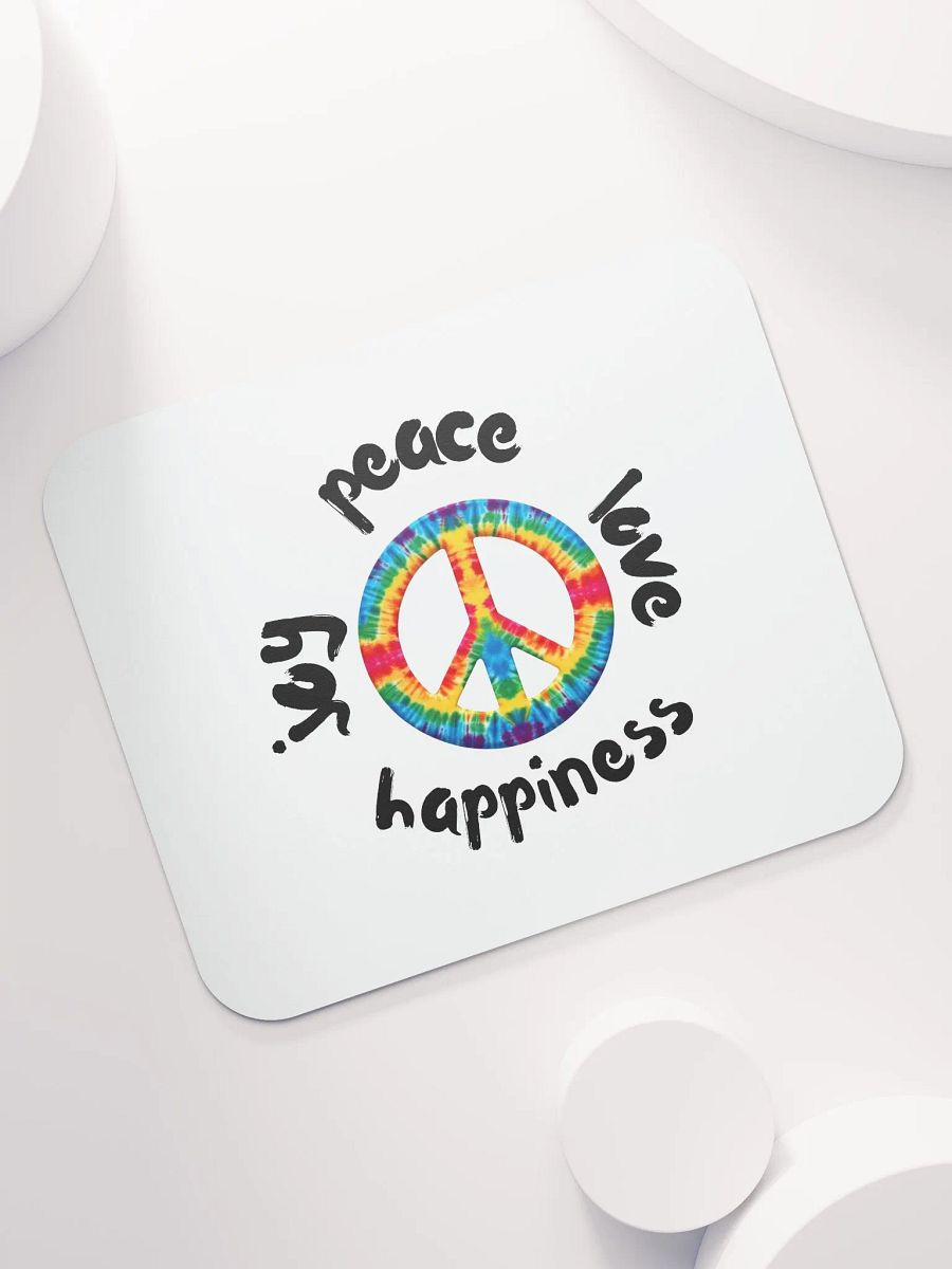 Tie-Dye Peace Mouse Pad product image (1)