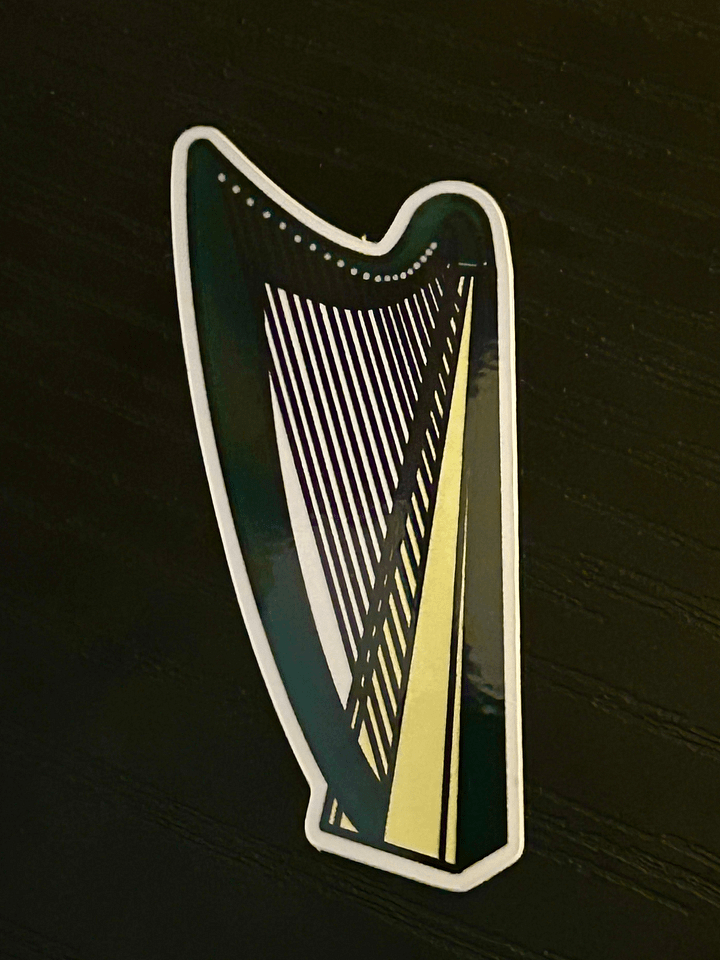 Lever Harp Vinyl Sticker product image (1)