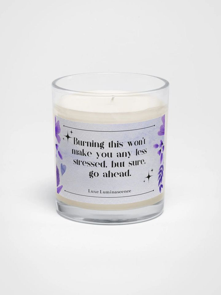 Stress Soothe Funny Quote Candles product image (1)