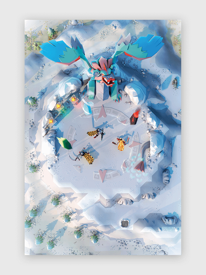 Into the Fray | The Hueycoatl Poster product image (2)