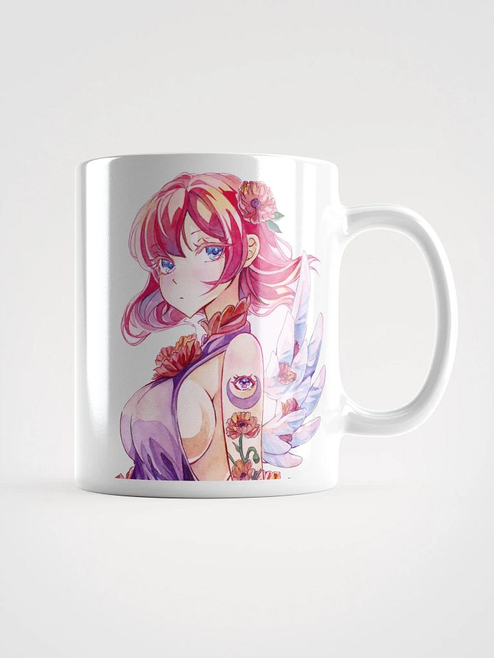 Poppies White Glossy Mug product image (2)