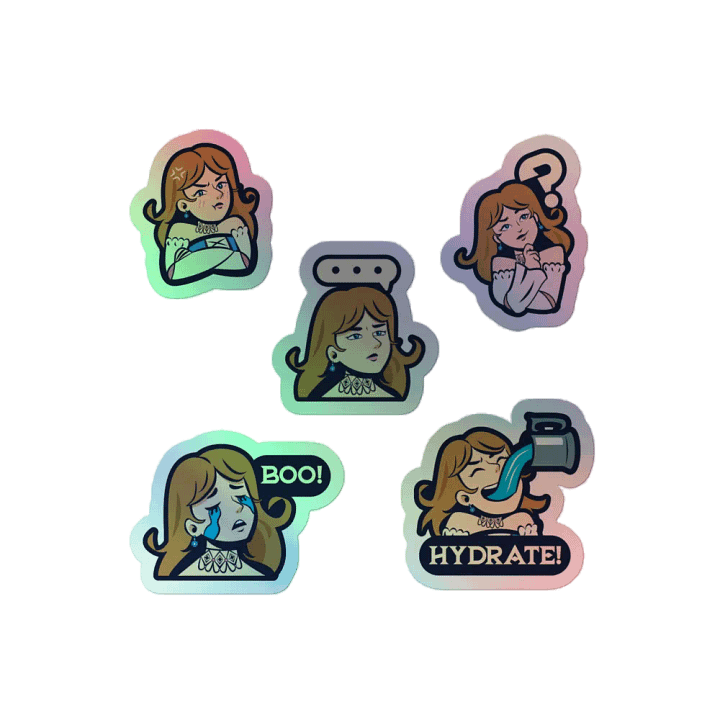 GM JoJo Emote Kiss Cut Emote Stickers product image (2)