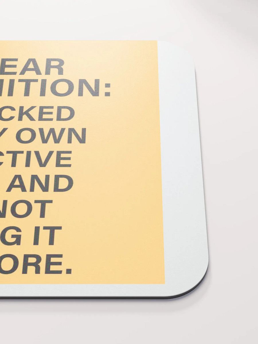 Clear Cognition Mouse Pad in Goldenrod product image (5)