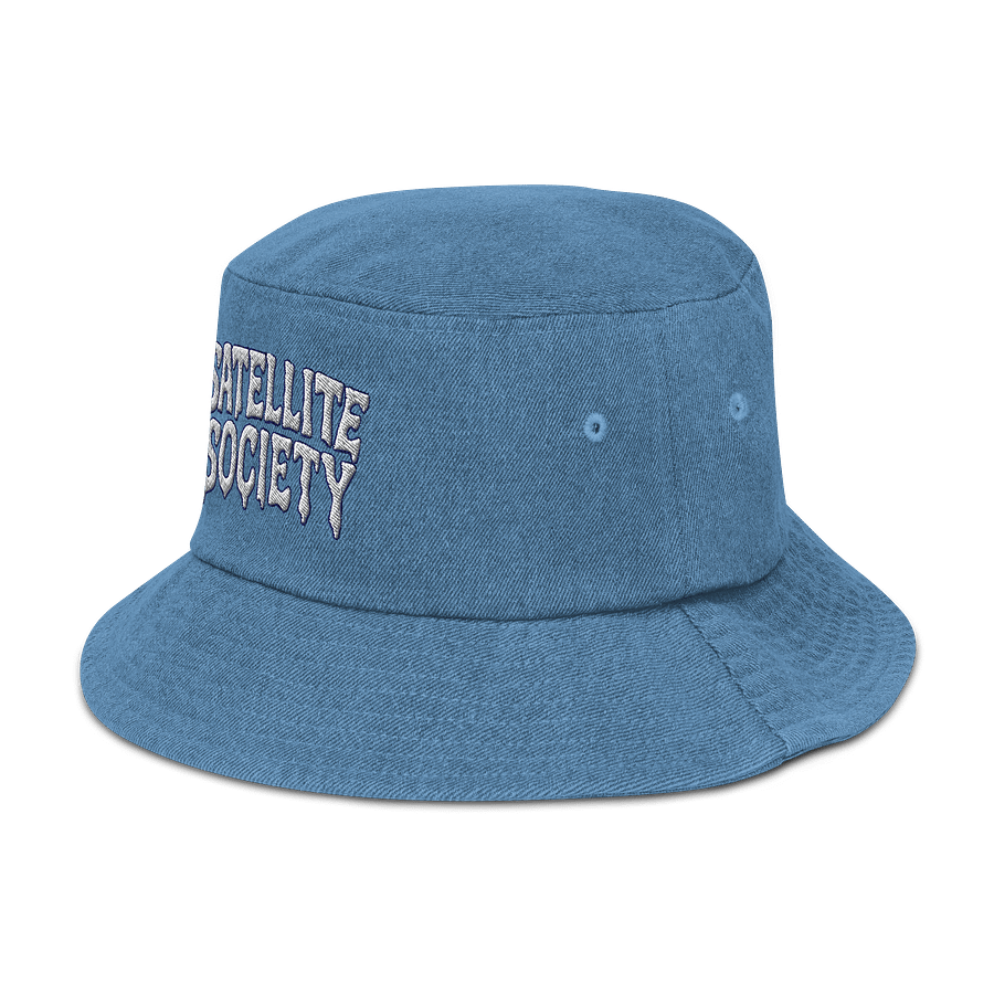 Dripping Satellite Society Denim Bucket Hat product image (4)