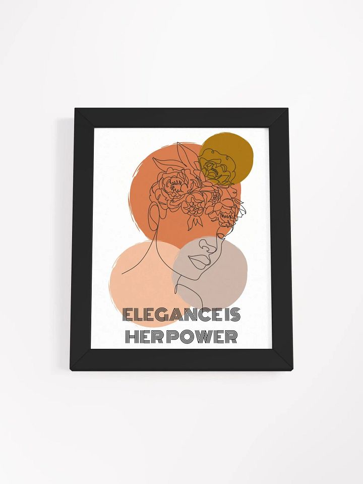Minimalist Woman Line Art – Elegant Framed Wall Decor for Modern Spaces product image (1)