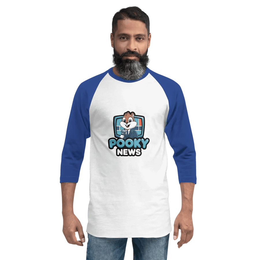 Pooky News ¾ Sleeve Raglan Tee product image (2)