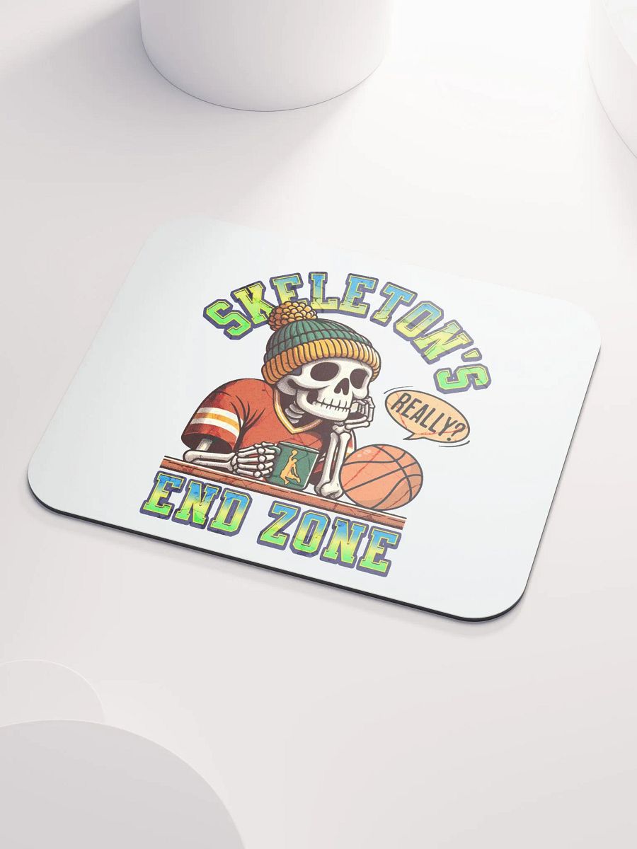 Skeletons End Zone Basketball Mouse Pad product image (3)