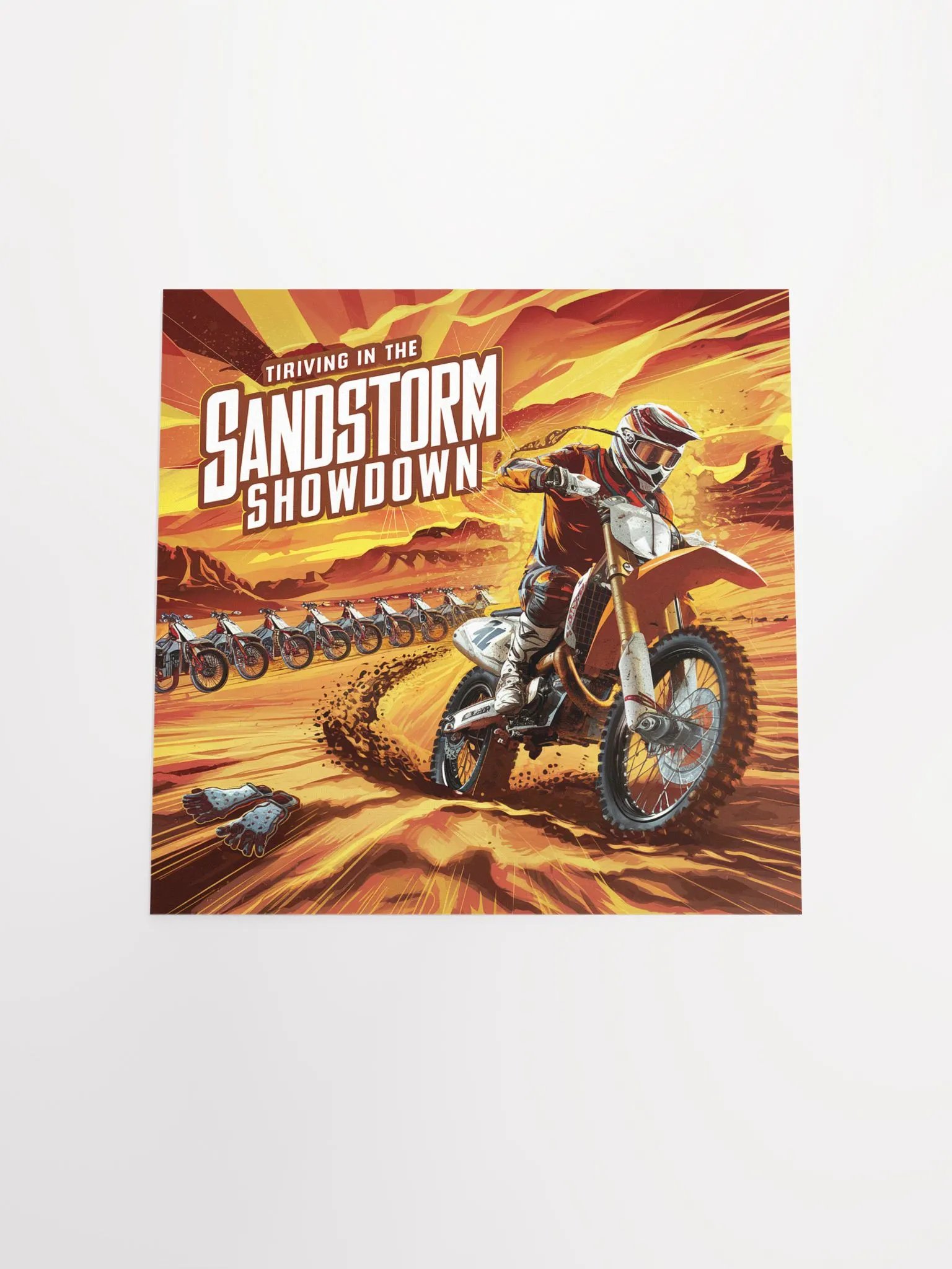 Thriving in the Sandstorm Showdown - Matte Poster product image (4)
