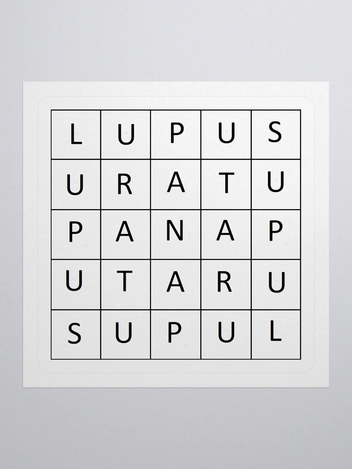 Lupus - Uratu - Panap : Stickers product image (1)