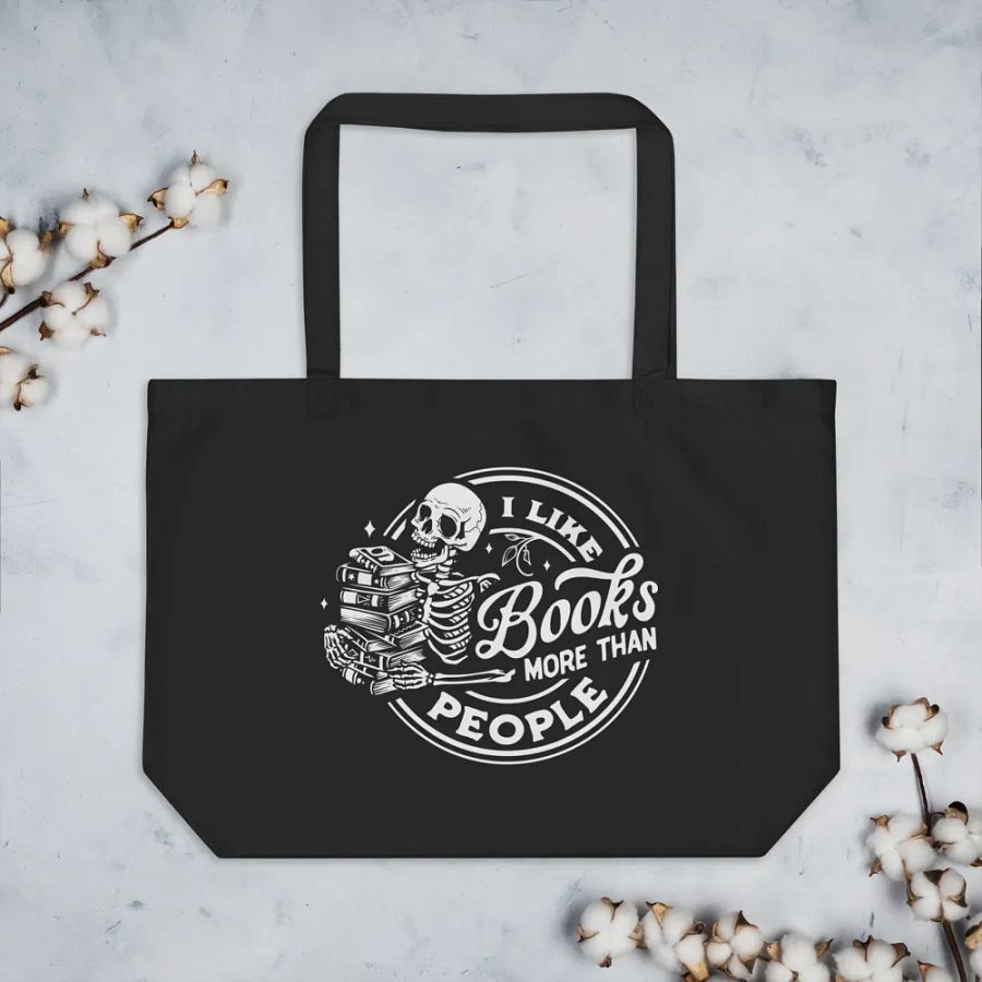 I Like Books More Than People Bag product image (7)