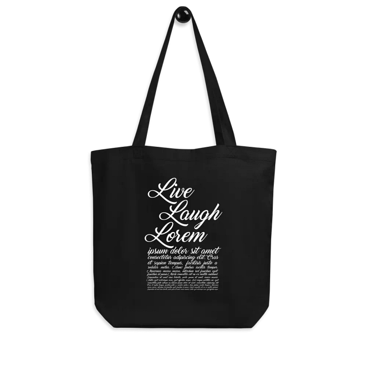 Live Laugh Lorem Ipsum Tote Bag product image (2)