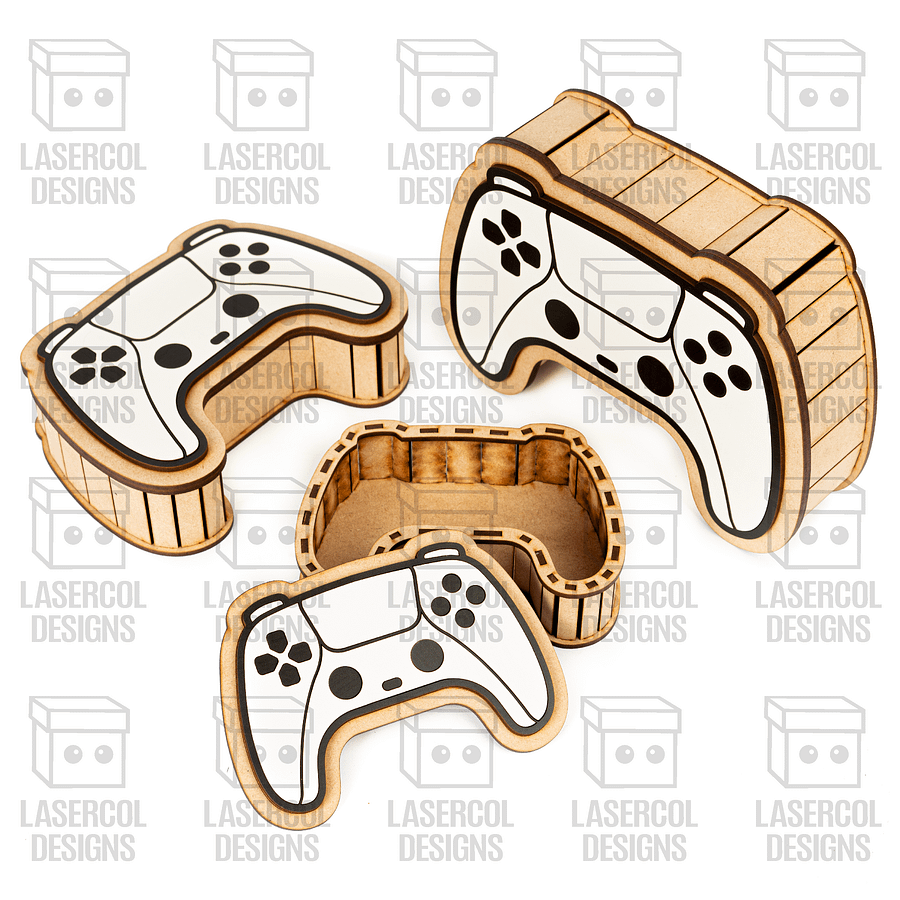 Controller Shaped Boxes Set 1 (3 Sizes) - Laser Cut Files product image (5)
