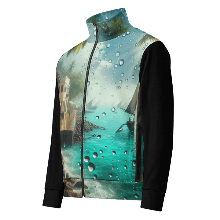 Tropical Vista Recycled Track Jacket | AI Design product image (1)