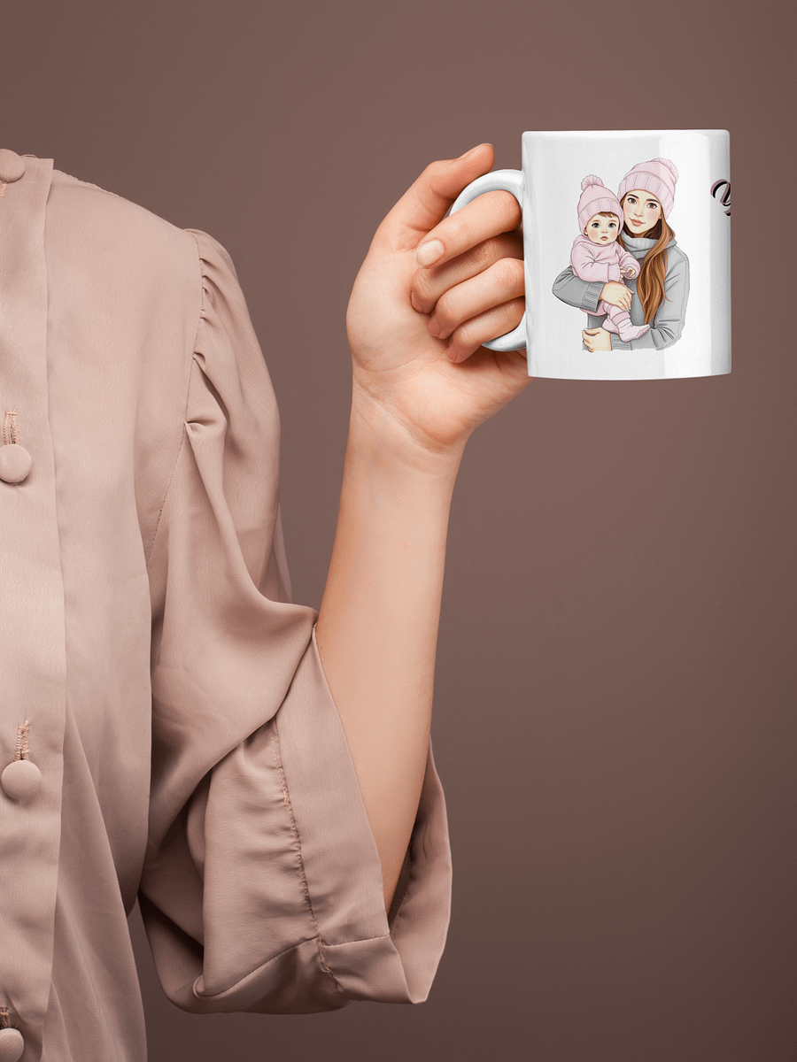 💖Sip in Style, Supermom!💖 (Brown eyes, Brown hair) product image (1)