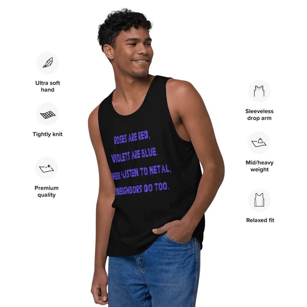 Roses Are Metal Tank Top product image (26)