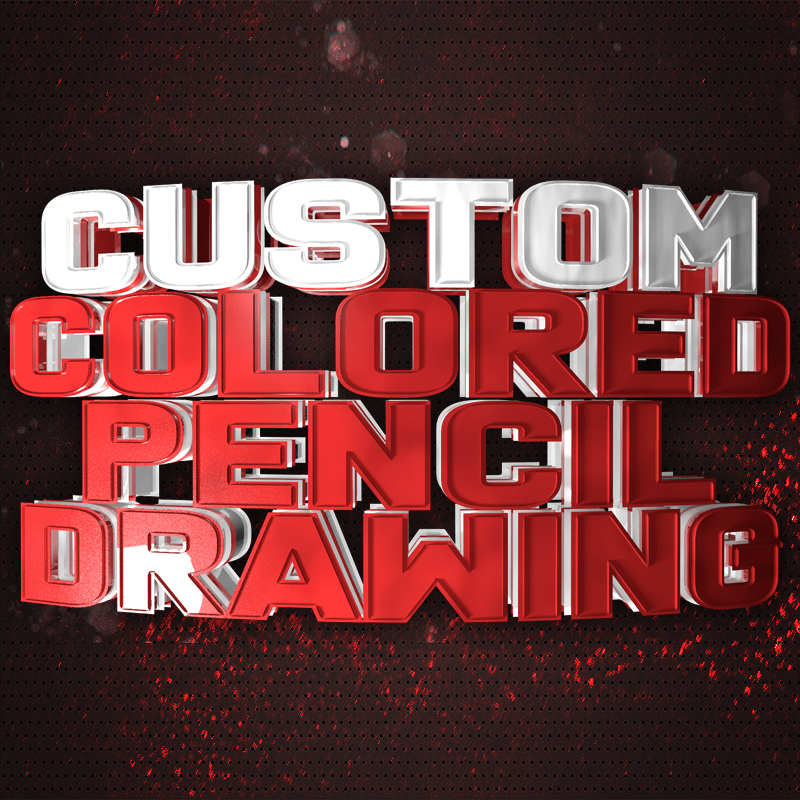 Custom Colored Pencil Drawing product image (1)
