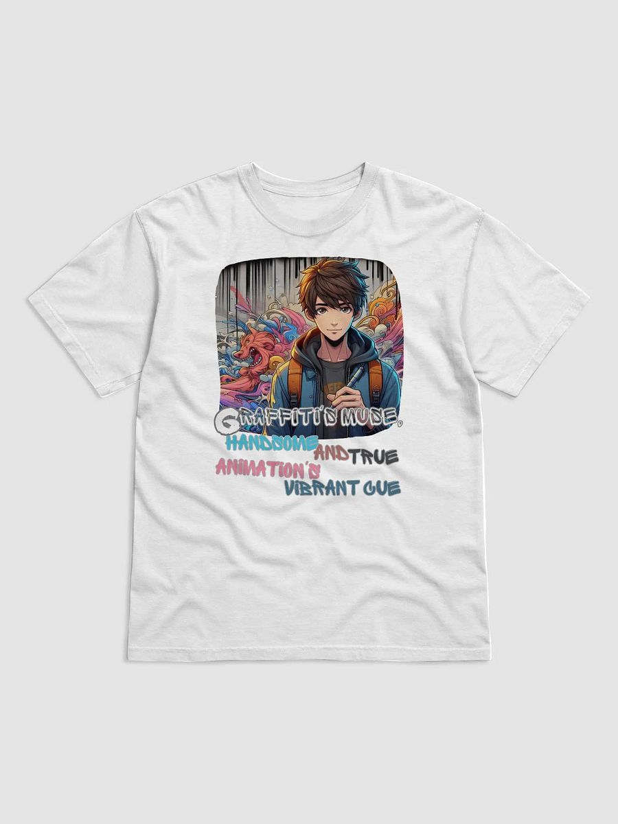 Graffiti Style illustration with young boy -Comfort Colors Garment-Dyed Heavyweight T-Shirt product image (30)