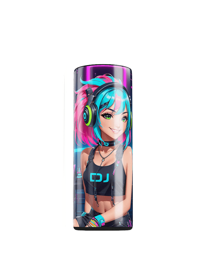 Dj Girl 20 oz Skinny Stainless Steel Tumbler - v2 product image (1)