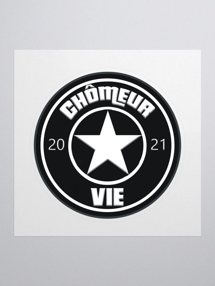STICKER CHÔMEUR VIE product image (1)