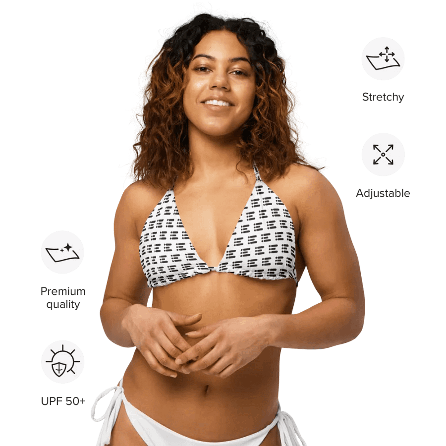 All-Over Print Padded String Bikini Top product image (5)