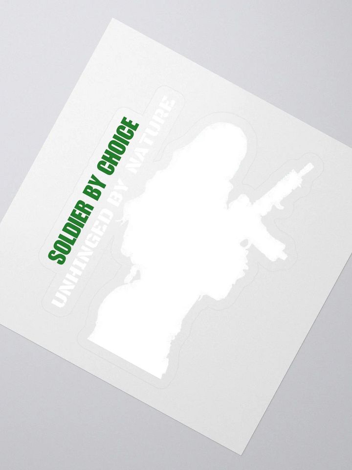 SOLDIER BY CHOICE FEMALE DECAL product image (2)