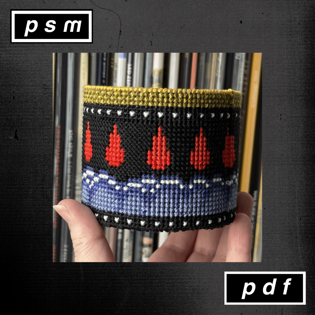 Sick Eye Small Round Box Plastic Canvas Project product image (5)