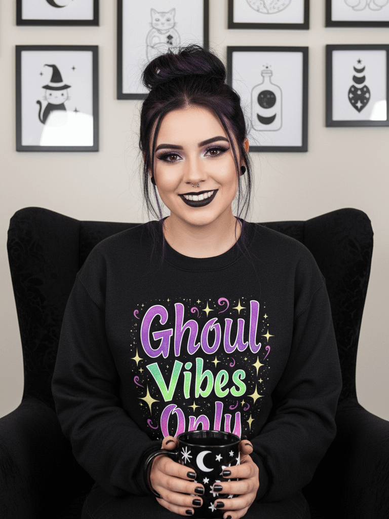 GHOUL VIBES Sweater product image (1)