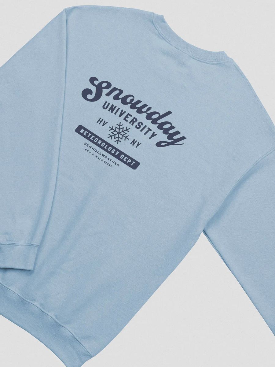 Snowday University crewneck - light blue product image (4)