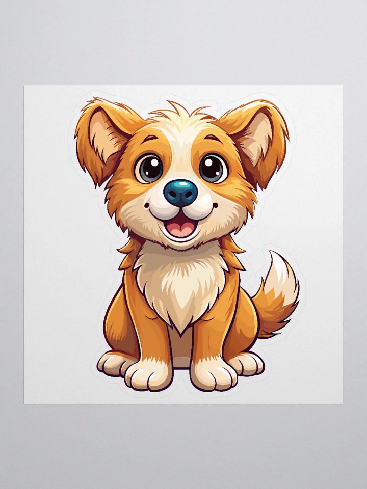 Cute Cartoon Dog 2 , Sticker product image (1)