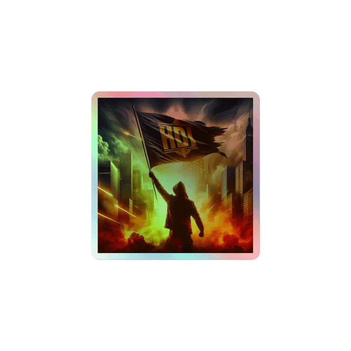 HDI Flag Bearer - Holographic Sticker product image (1)