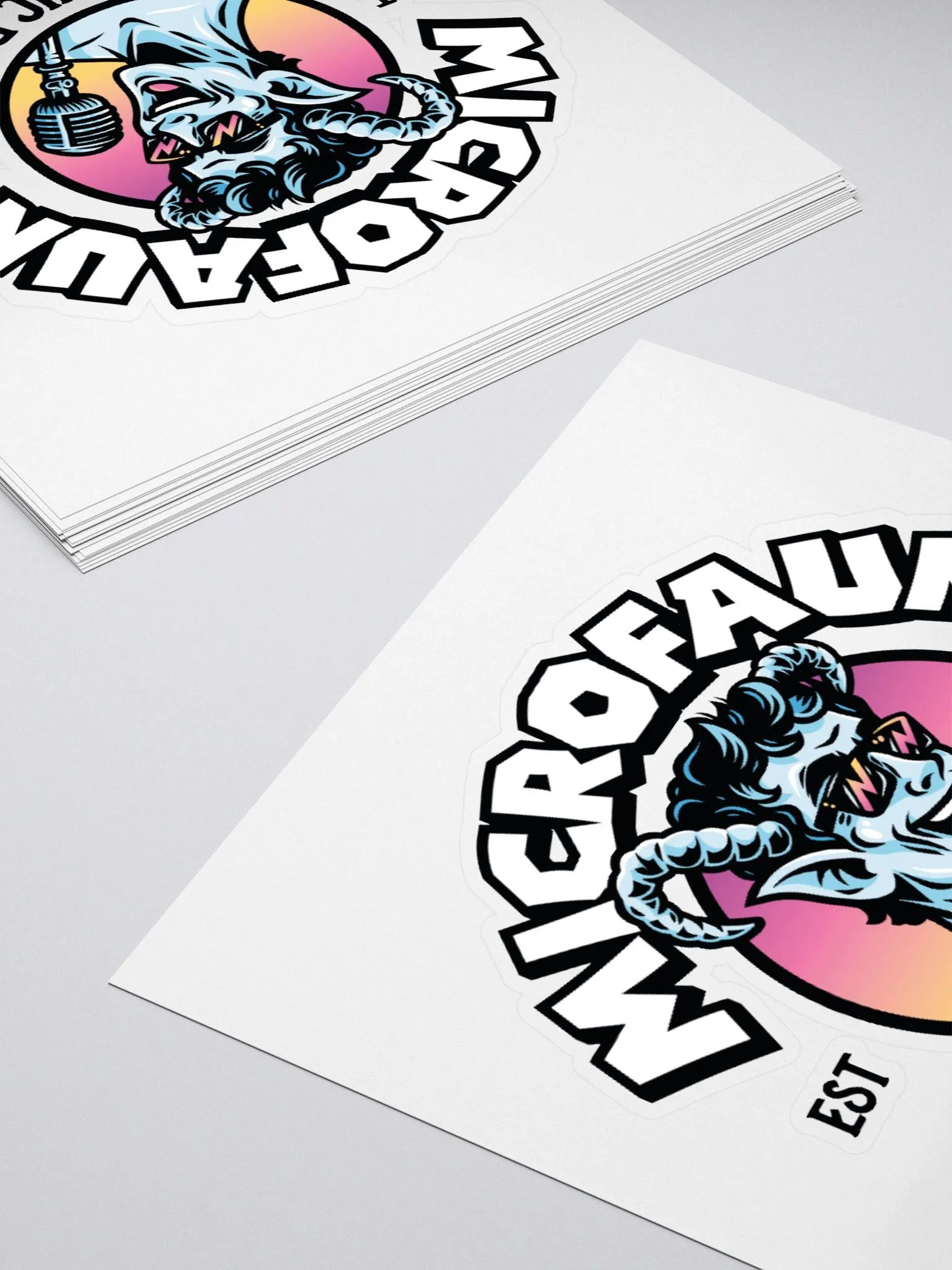 Microfaun FULL Logo - Sticker product image (12)