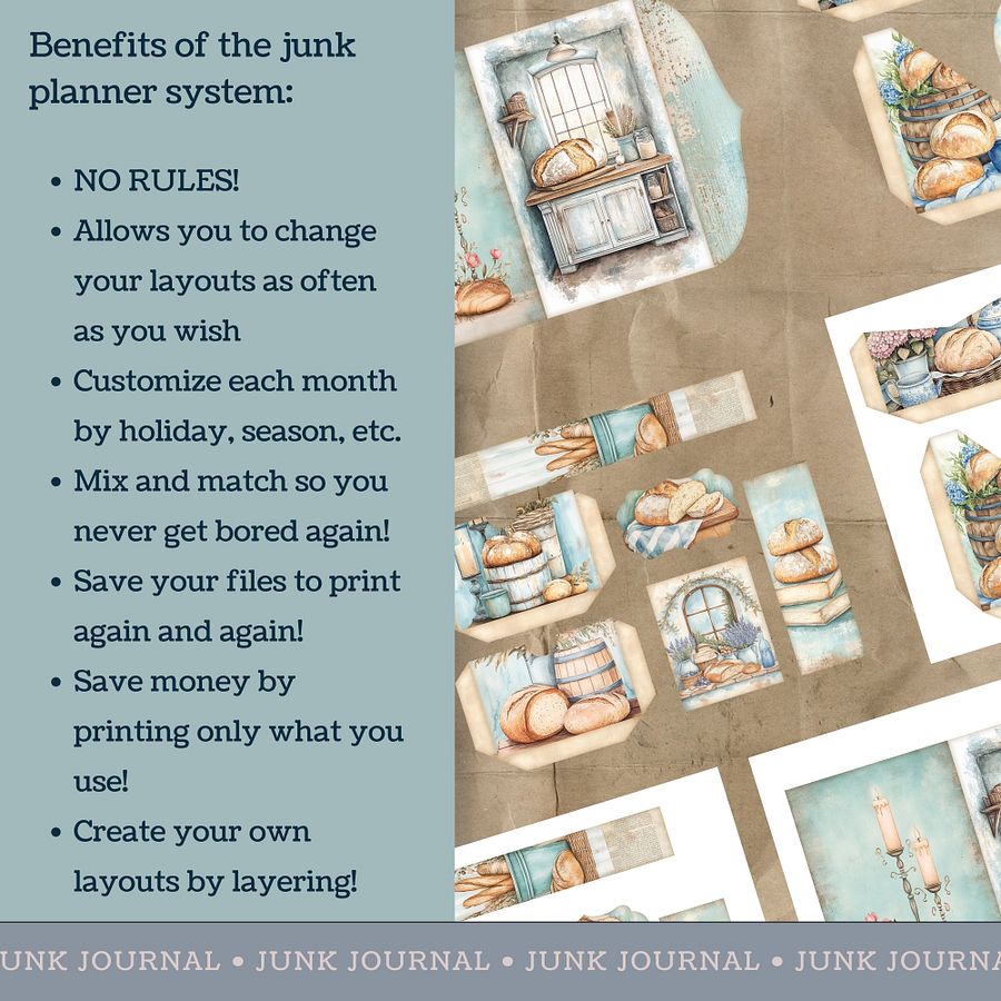 For The Love of Bread - Printable Folio Kit V3 product image (4)