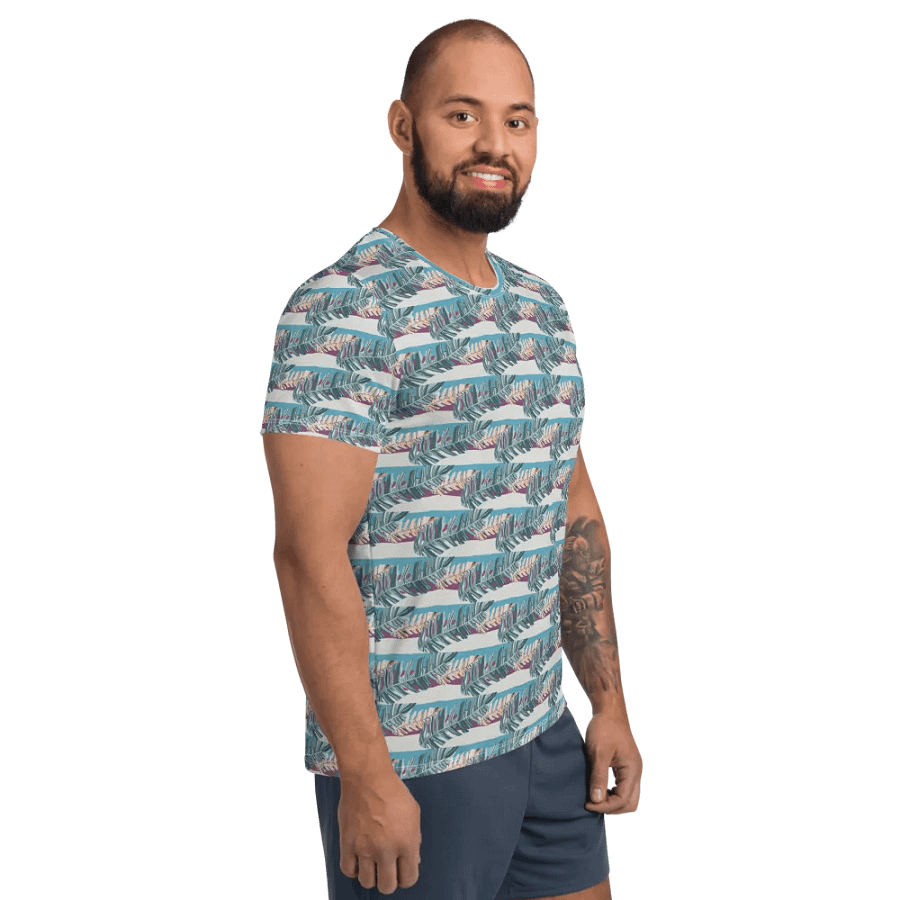 Tropical Stripes | Men´s Athletic T-Shirt product image (4)